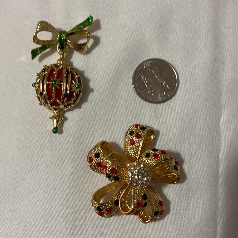 Christmas brooch bundle of 2 - Picture 6 of 6